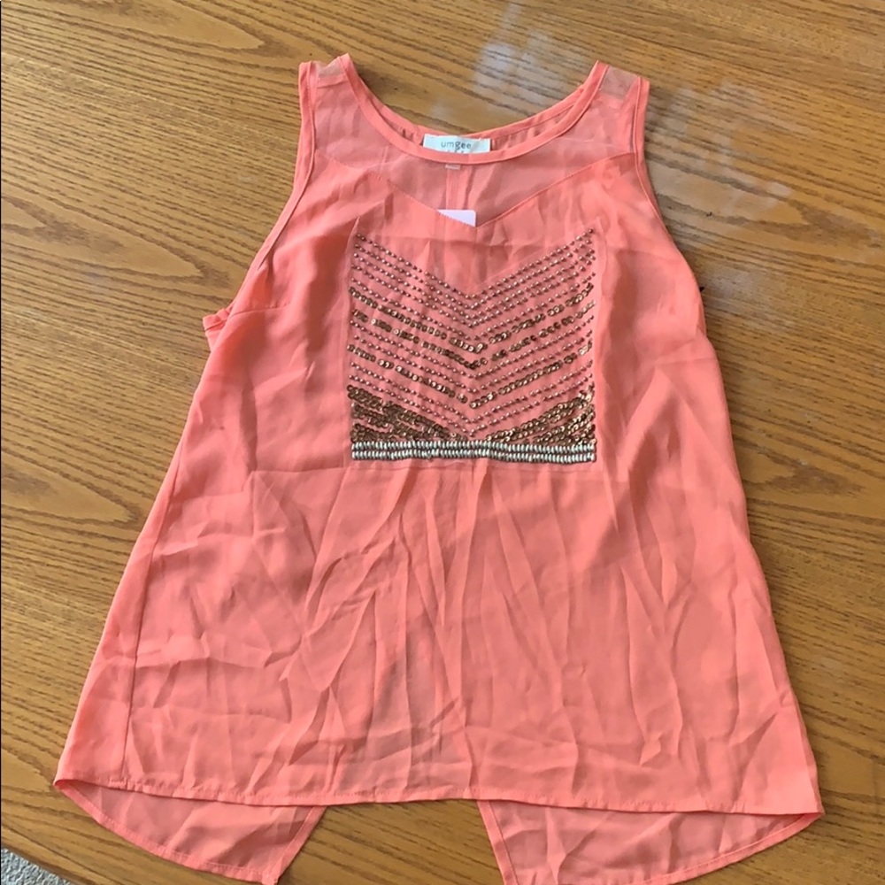 Coral printed tank